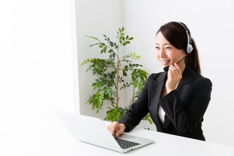 Call Center Woman Customer Service Support