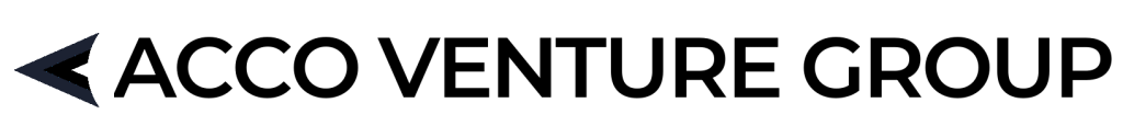 acco 2025 venture group logo text black