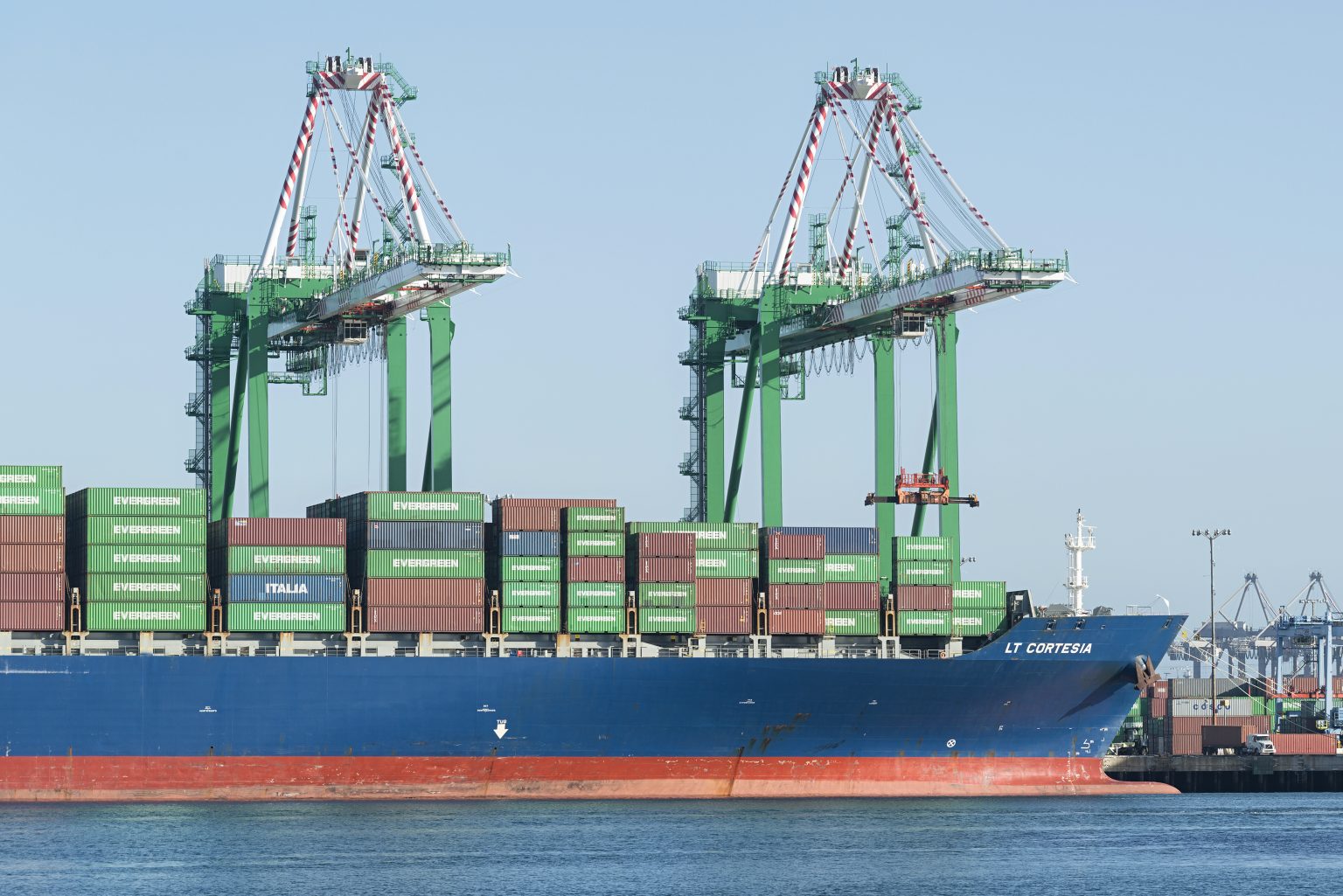 Long Beach Container Vessel Export Trading Freight Customs
