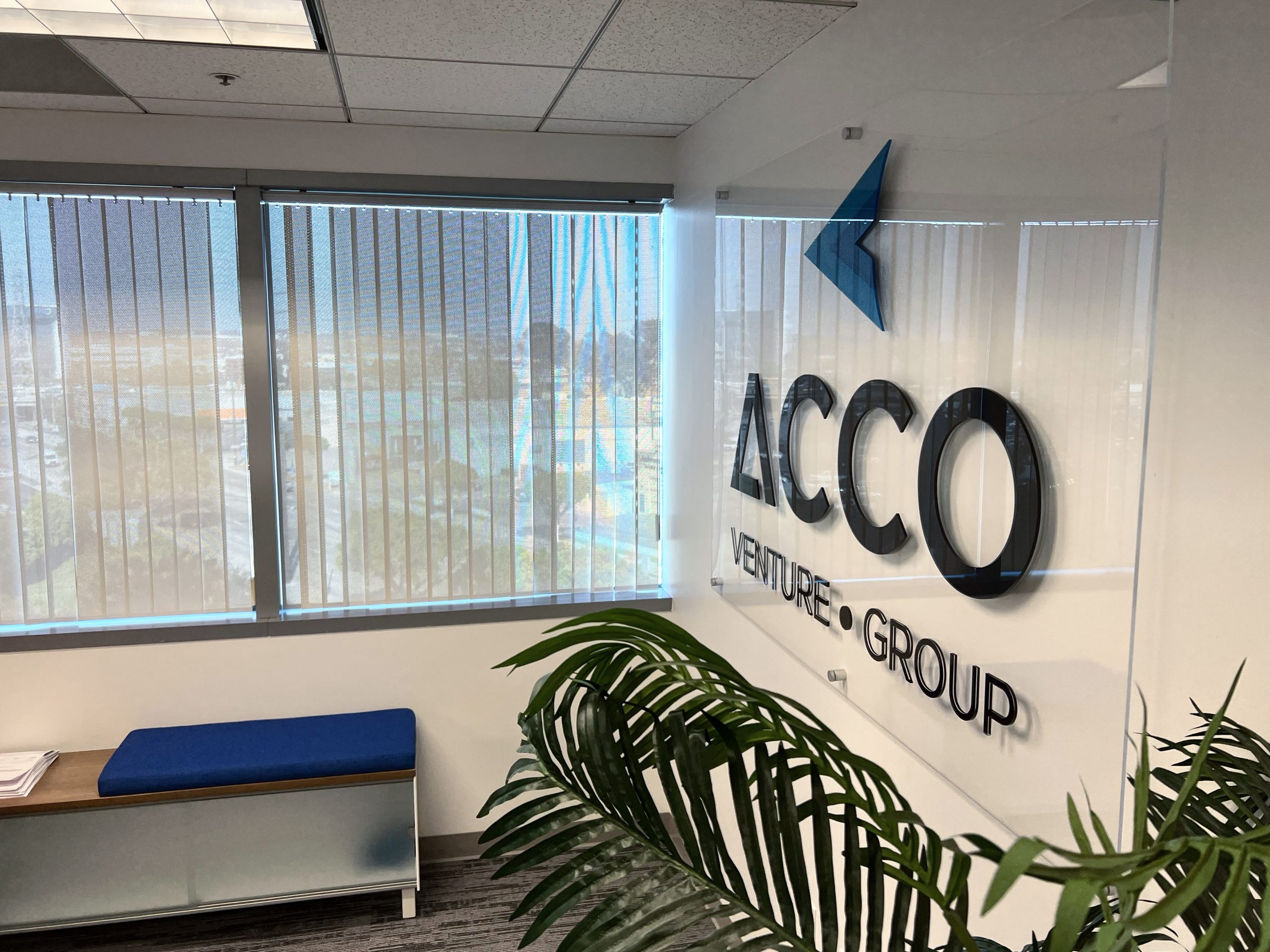 ACCO Acrylic Large Indoor Sign Window View Office