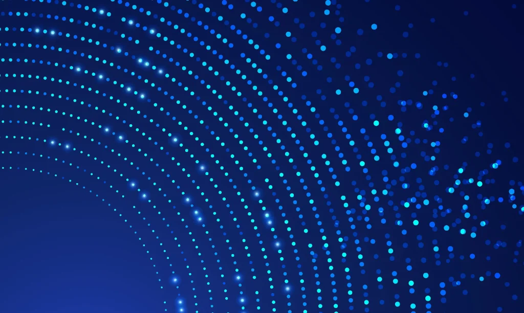 acco 2025 blue dot circle background