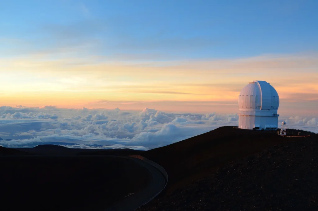 acco 2025 observatory sunset silhouette clouds