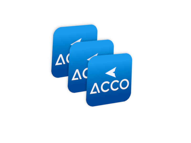 ACCO 3-Button Software Technology Automation