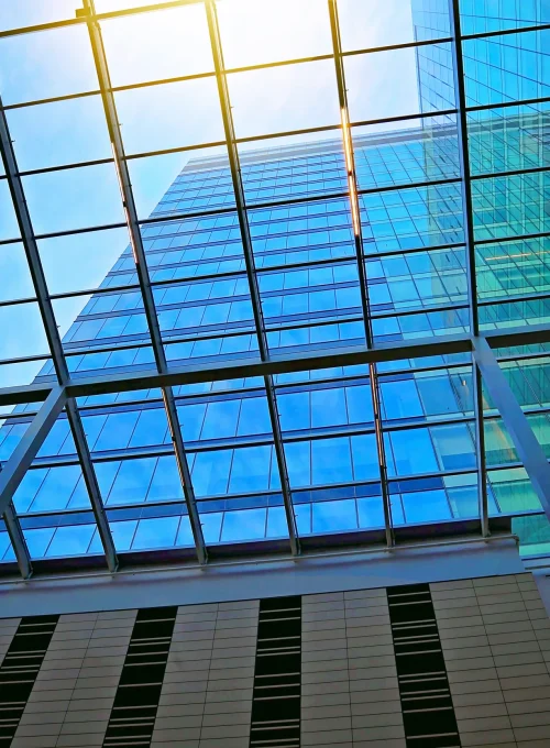 acco 2025 modern building blue window ceiling